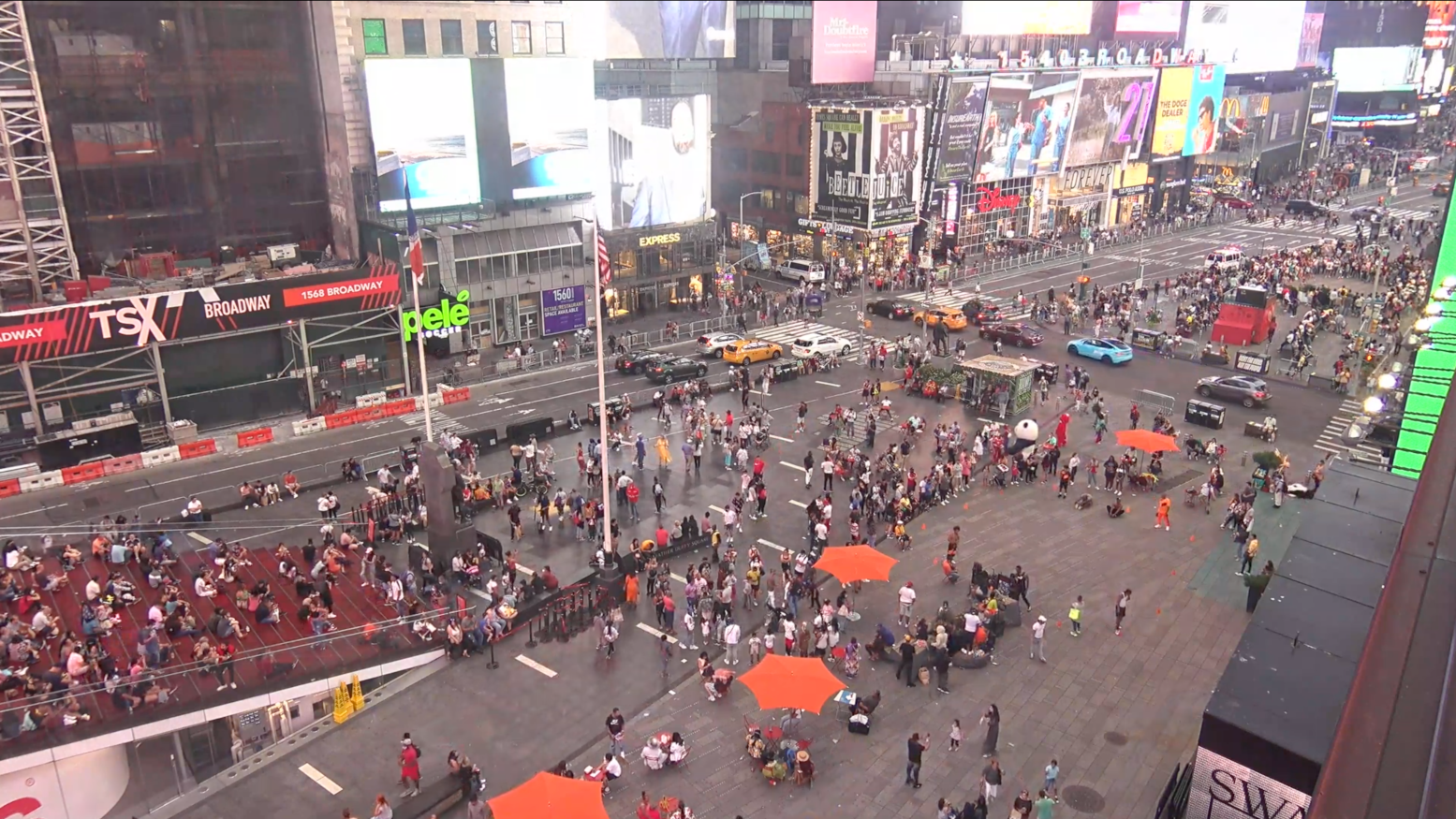 New-York: Times Square à Manhatthan.